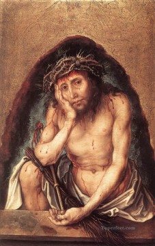  homme - Le Christ comme homme de douleur religieuse Albrecht Dürer